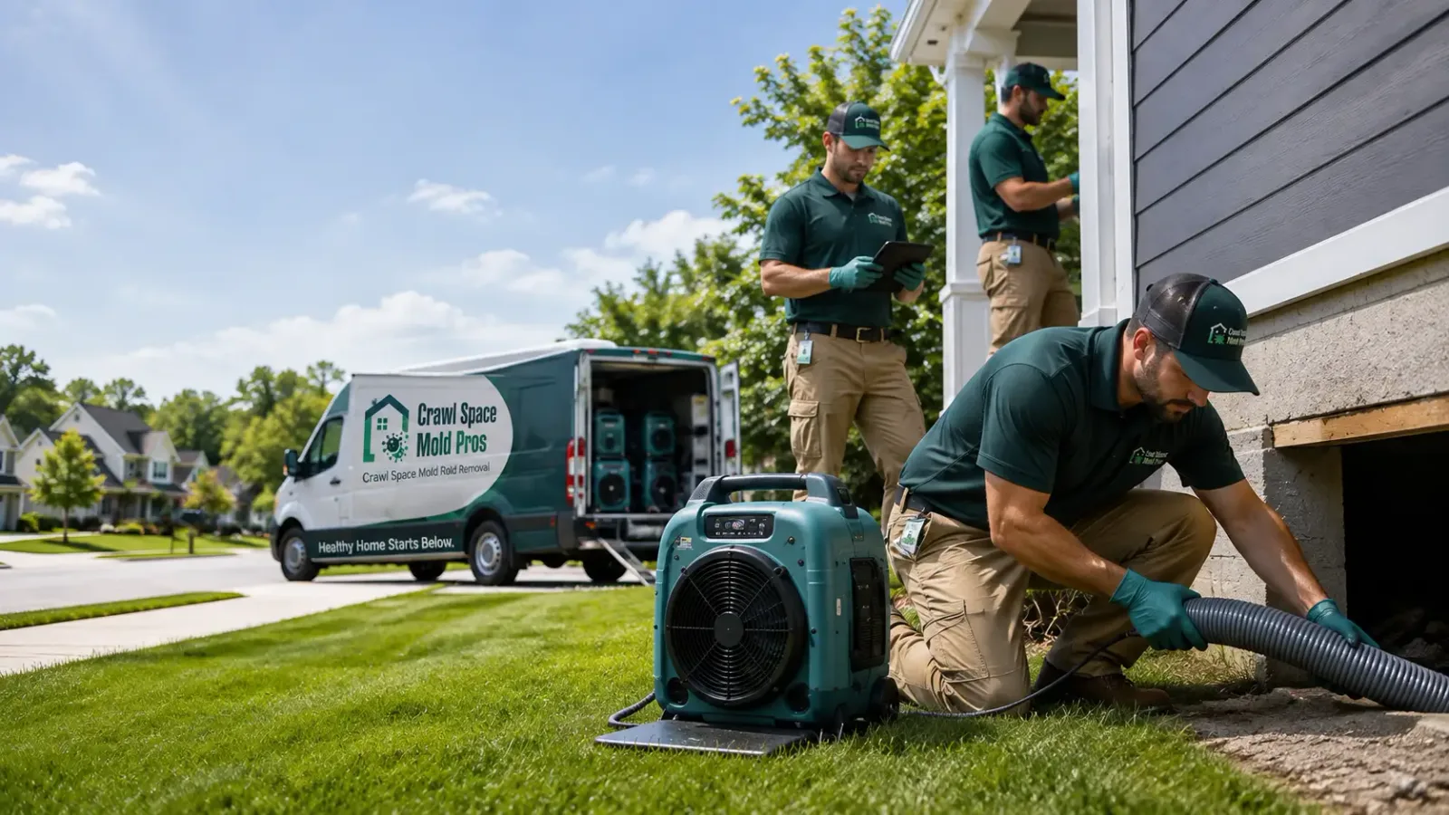 Crawl Space Mold Removal in Beverly, KS